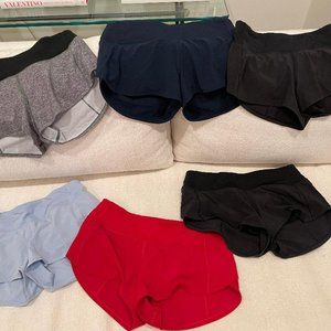 Lululemon shorts - sizes 4&6